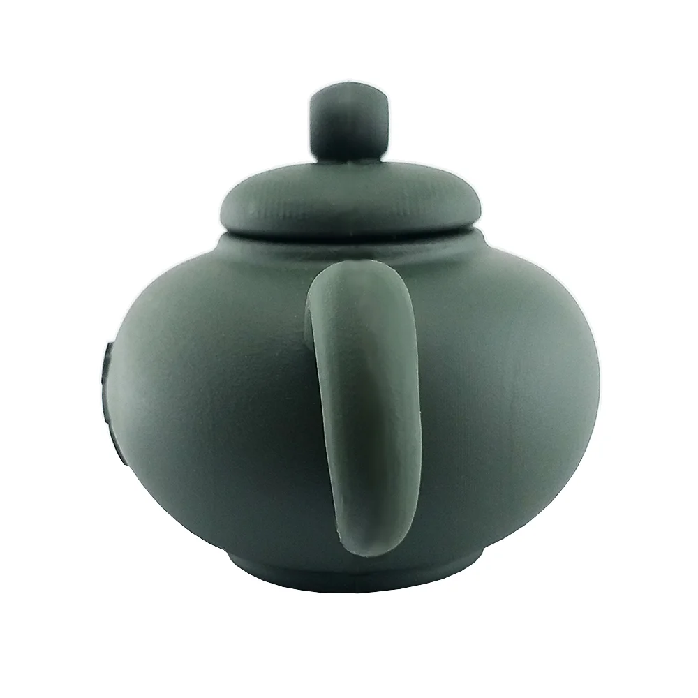 Флешка Резиновая Чайник Teapot S437 Зеленый - фото 2