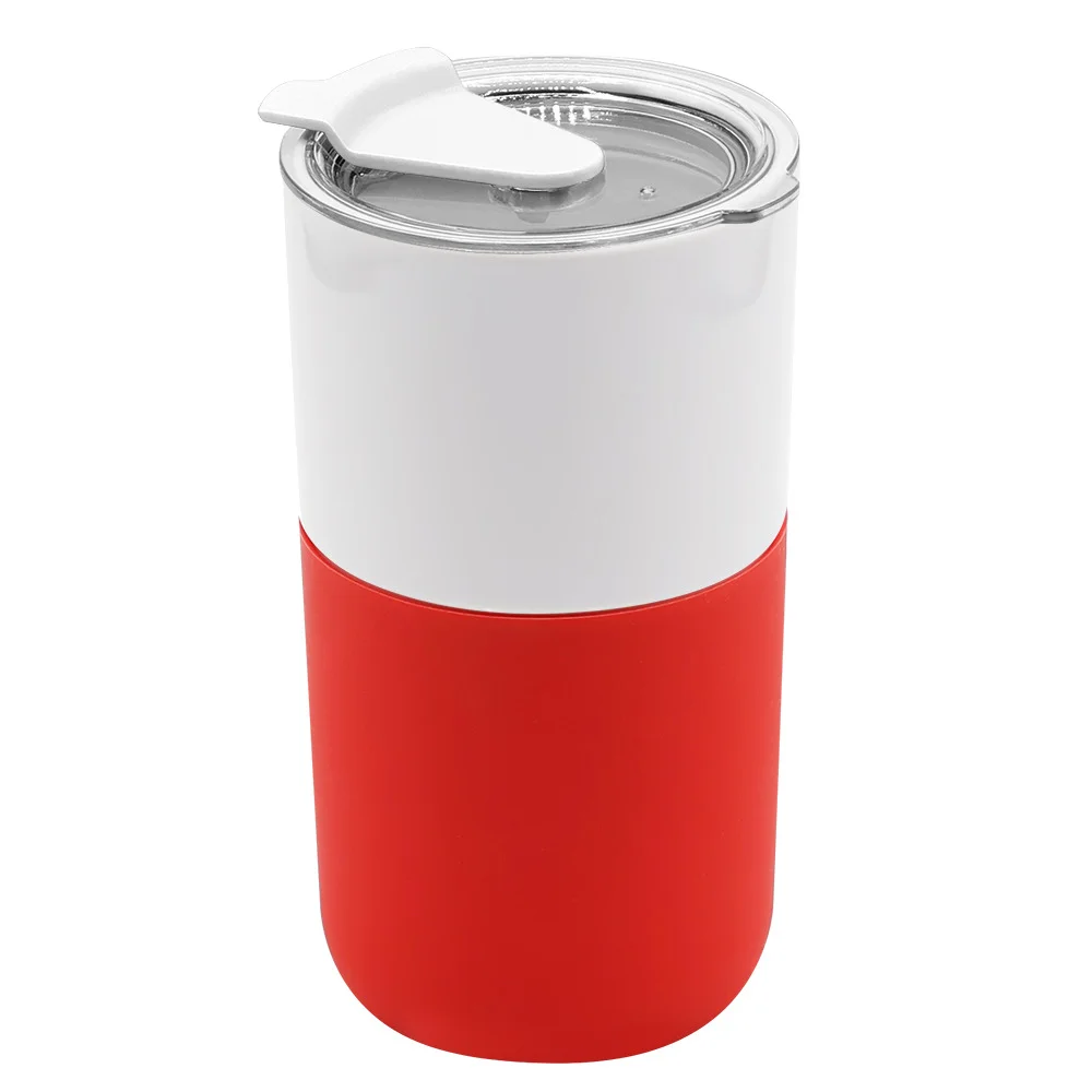 Кружка Funny To Go, белый/белый/красный, 520 мл