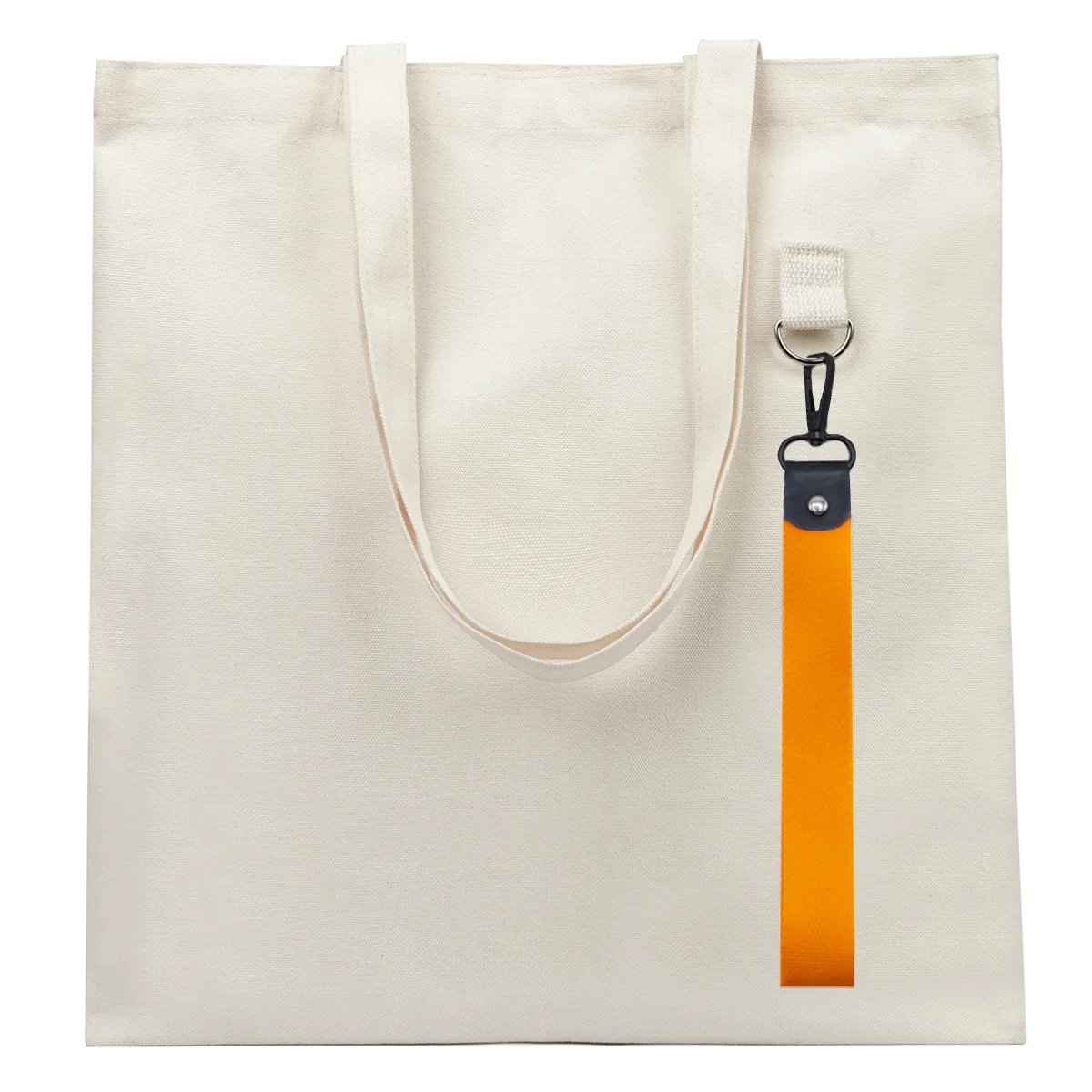Сумка для покупок LUMISSA 325 г/м² с ремувкой натуральный/оранжевый - фото 2