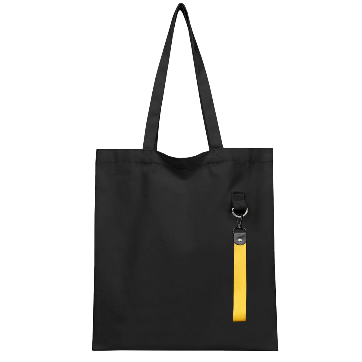 Сумка для покупок LUMISSA 325 г/м² с ремувкой, чёрный/жёлтый - фото 3
