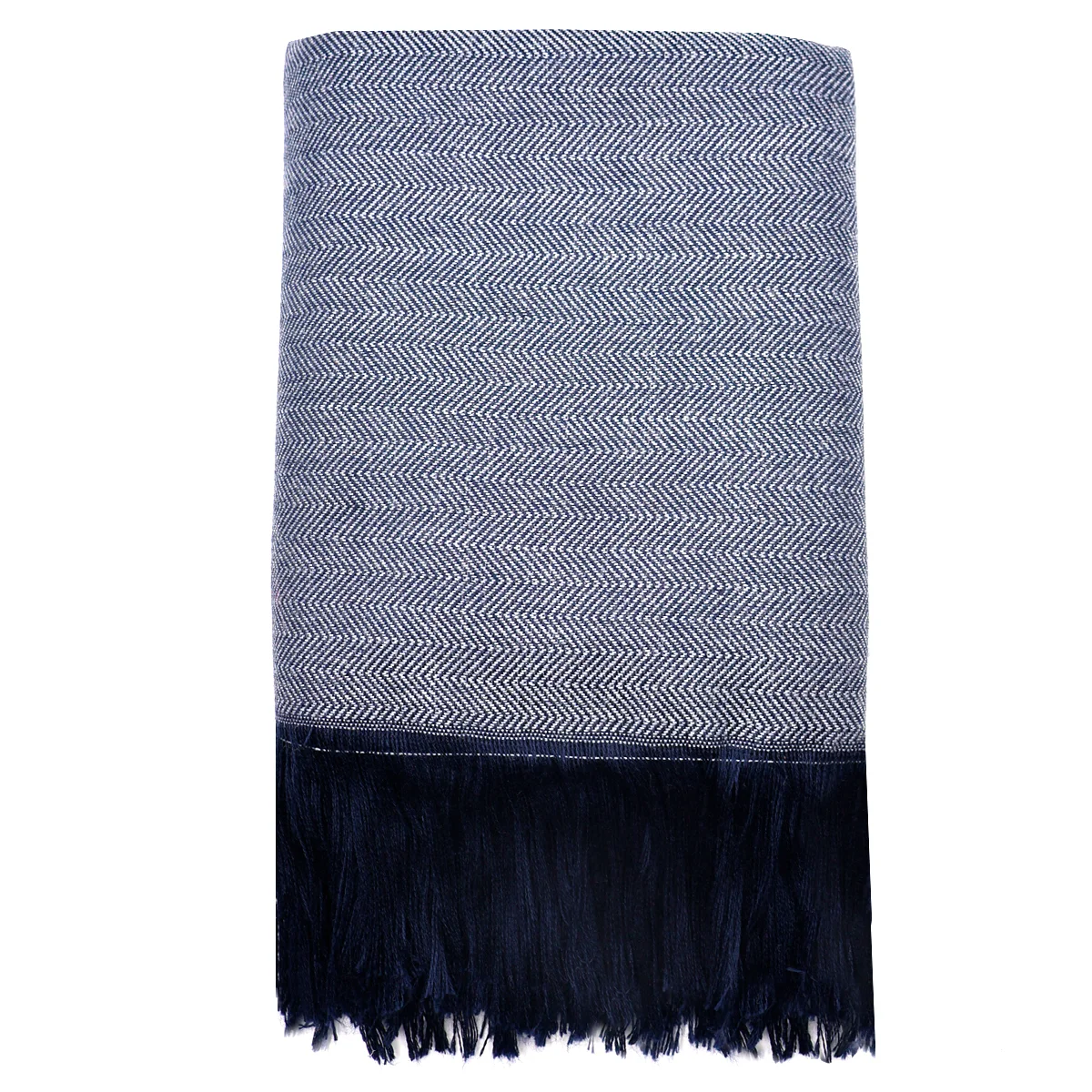 Плед полушерстяной COMFORT серый - фото 2