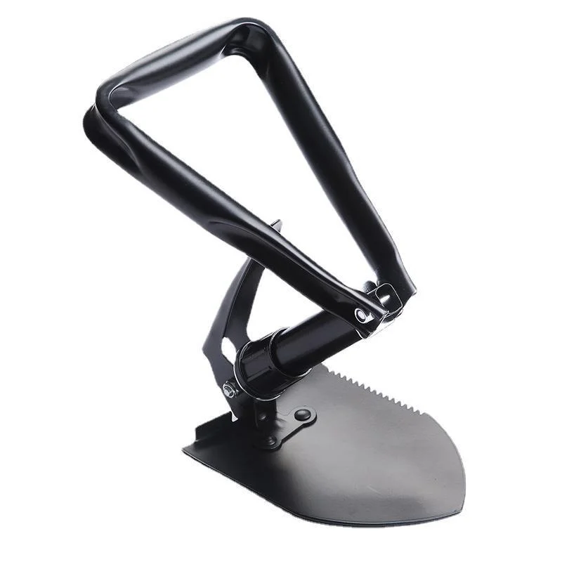 Лопата складная Multi Shovel Pro чёрная Чёрный - фото 3