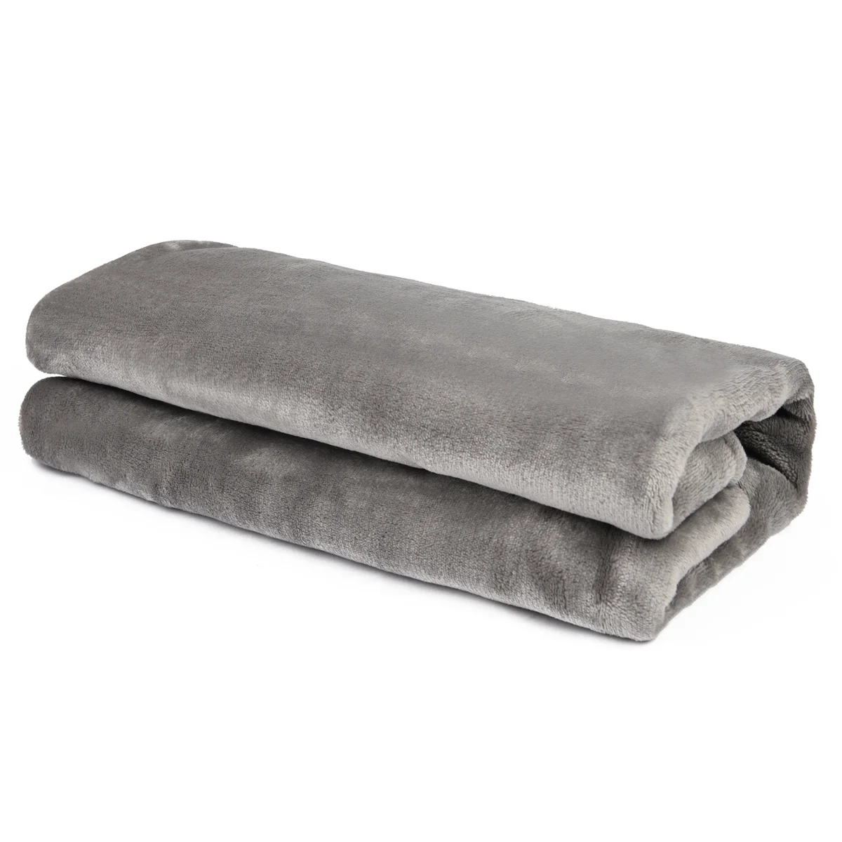 Плед FLANNEL, серый - фото 2