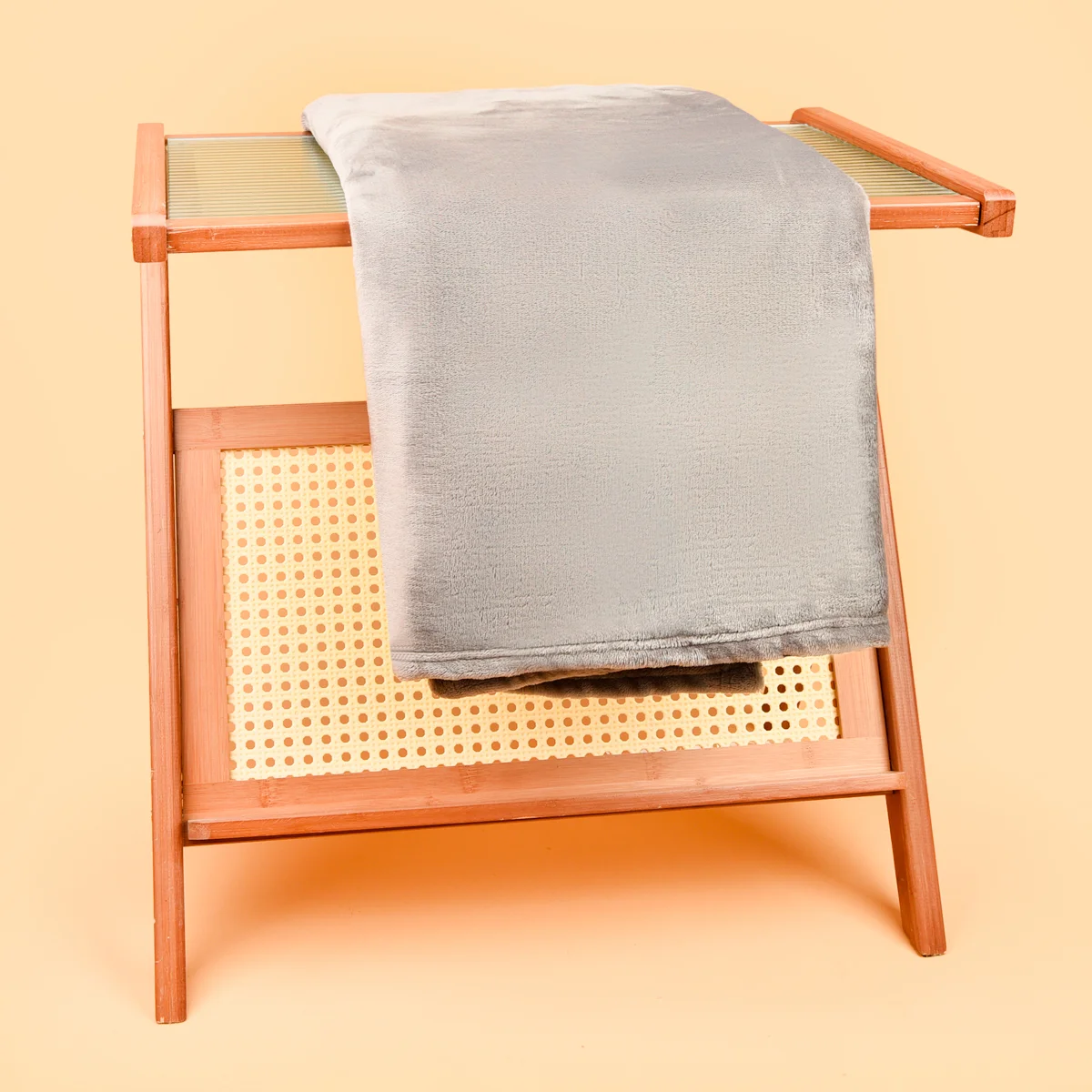 Плед FLANNEL, серый - фото 5