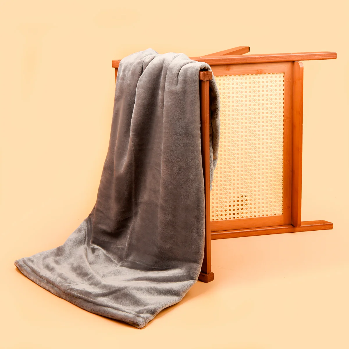 Плед FLANNEL, серый - фото 8