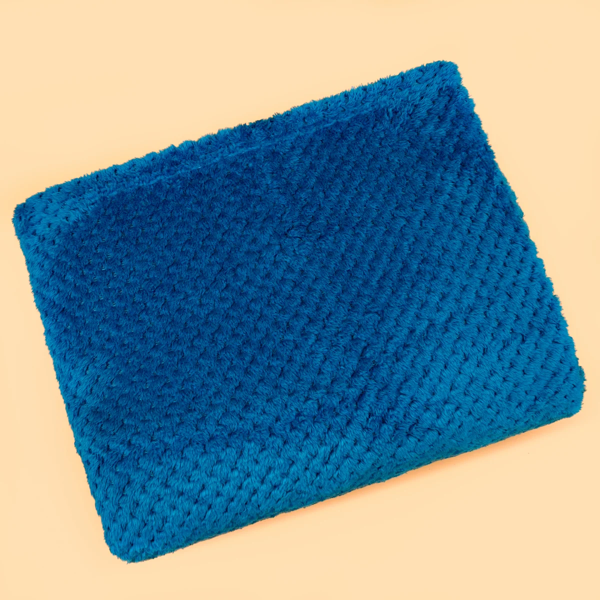 Плед WAFFLE, светло-синий - фото 4