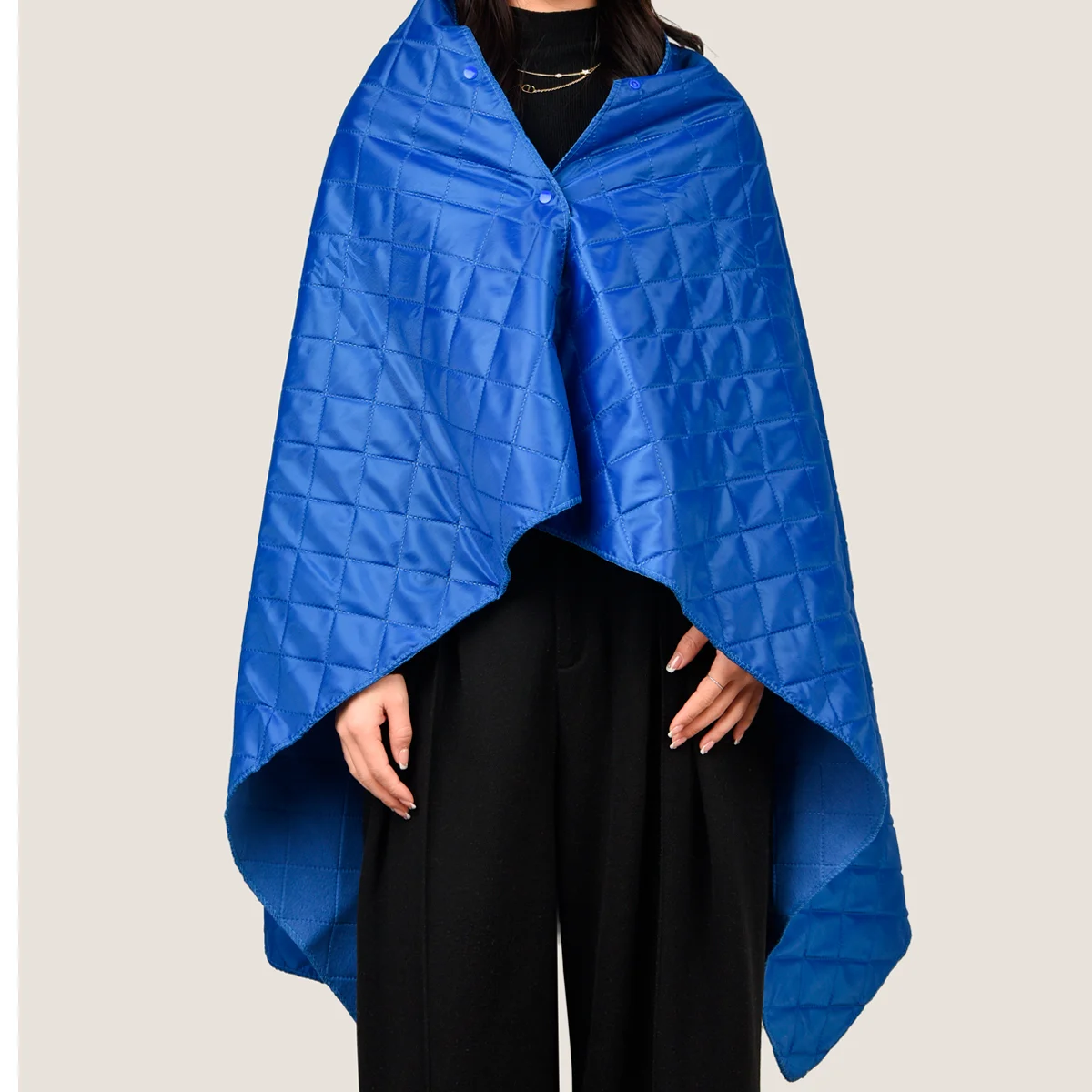 Плед PONCHO, синий - фото 2