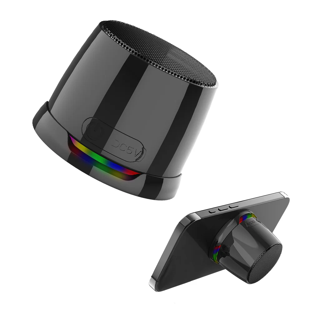 Магнитная беспроводная Bluetooth колонка-подставка Wave 5W черная - фото 3