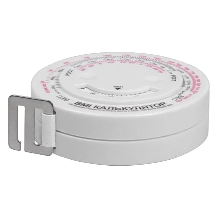 Рулетка Tools Healthy Lifestyle 1,5 метра белая пластиковая с мягкой лентой - фото 2