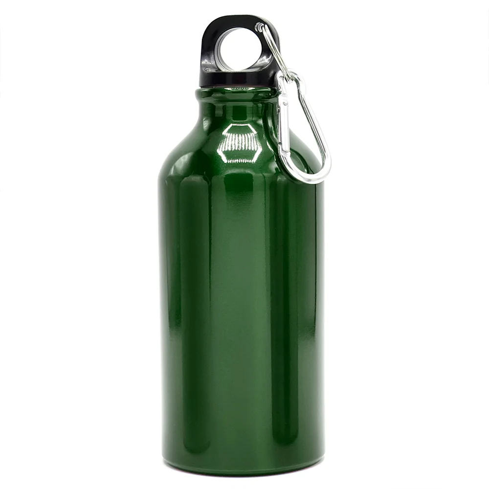 Алюминиевая бутылка Aeroflex, тёмно-зелёный, Темно-зеленый, 400 мл