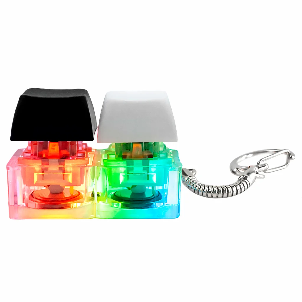 Брелок KeyDuo с LED подсветкой чёрно-белый Черно-Белый - фото 2