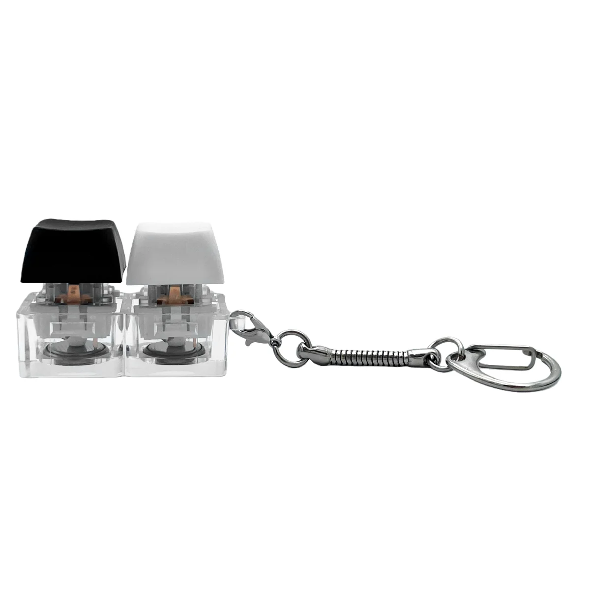 Брелок KeyDuo с LED подсветкой чёрно-белый Черно-Белый - фото 3