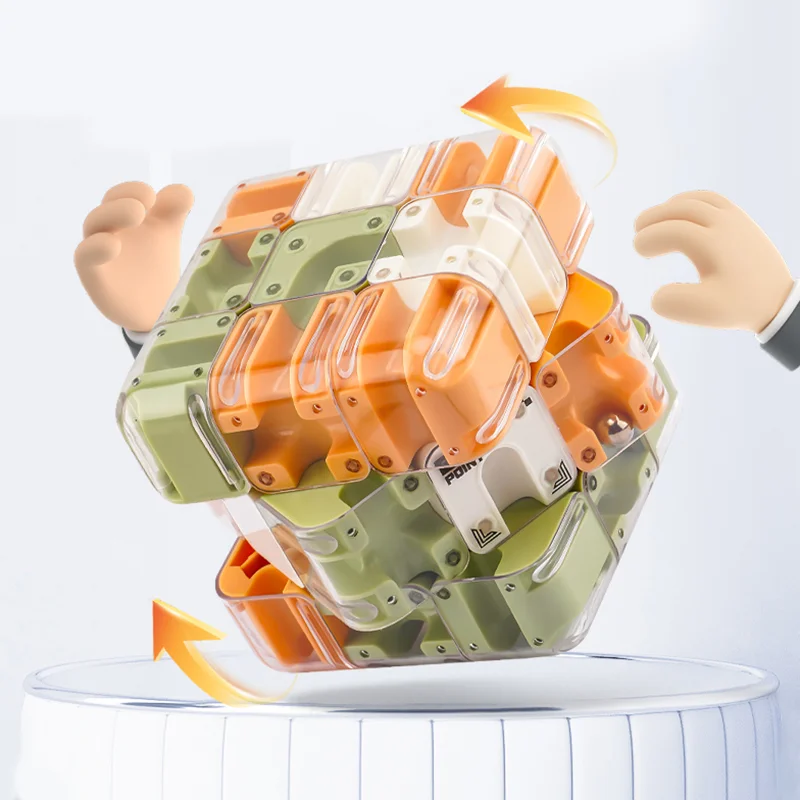 Антистресс-головоломка TURN &amp; TWIST, прозрачный - фото 5