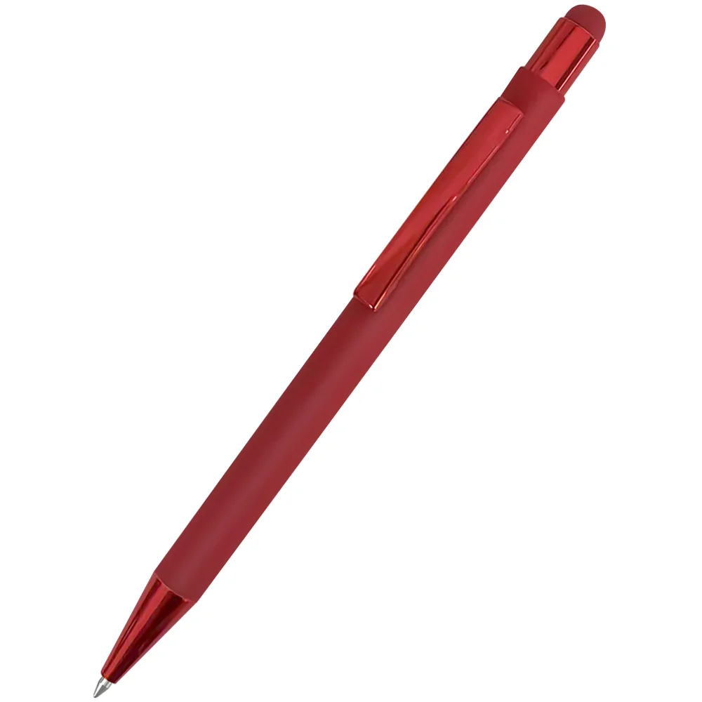 Ручка металлическая Elysia софт-тач красный - фото 1