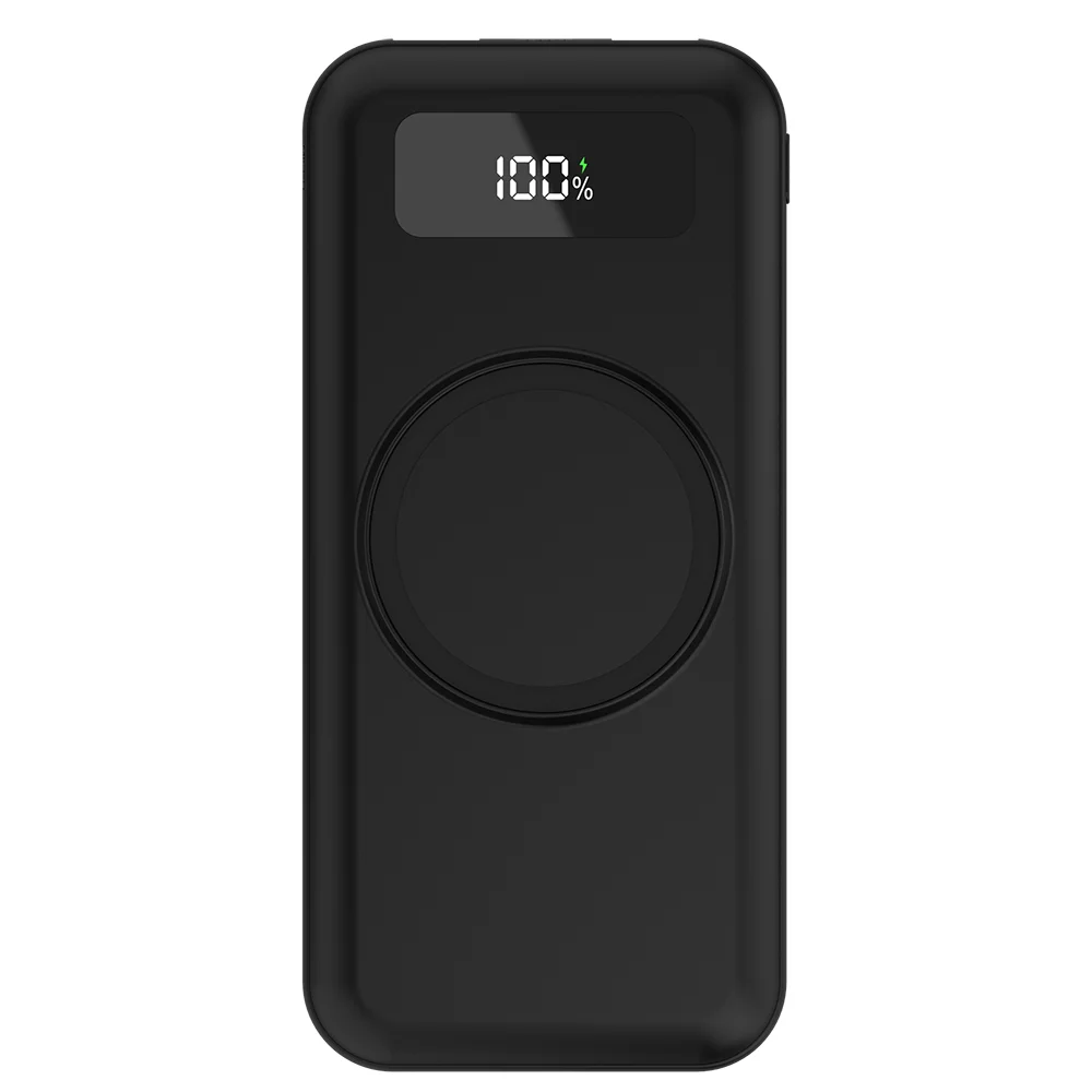 Внешний аккумулятор Authority с беспроводной зарядкой 5W 10000 mAh чёрный Черный - фото 2