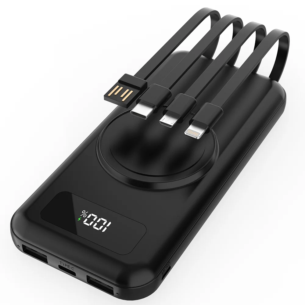 Внешний аккумулятор Authority с беспроводной зарядкой 5W 10000 mAh чёрный Черный - фото 5