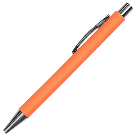 Ручка шариковая Flamingo пластиковая софт тач - фото 3