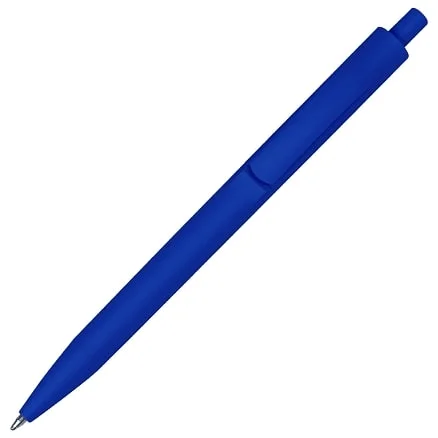 Ручка шариковая IGLA SOFT пластиковая софт-тач синяя - фото 2