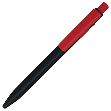 Ручка шариковая пластиковая Ravena Color черная/красная - фото 3