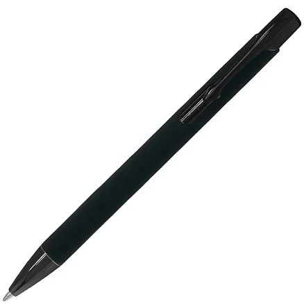 Ручка шариковая Legend Soft Touch черная/черная - фото 2