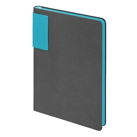 Ежедневник Flexy Star Sivilia Grey Edition Color А5 серо-голубой недатированный в гибкой обложке - фото 2