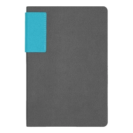 Ежедневник Flexy Star Sivilia Grey Edition Color А5 серо-голубой недатированный в гибкой обложке - фото 3