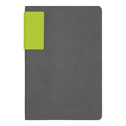 Ежедневник Flexy Star Sivilia Grey Edition Color А5 серо-салатовый недатированный в гибкой обложке - фото 2