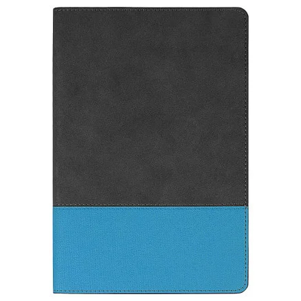 Ежедневник Flexy Treviso Nuba Sand Color А5 серый/голубой недатированный в гибкой обложке - фото 2