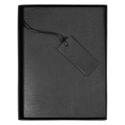 Ежедневник Flexy Foggia Leatherette B5 черный недатированный в гибкой обложке в подарочной коробке Чёрный - фото 2