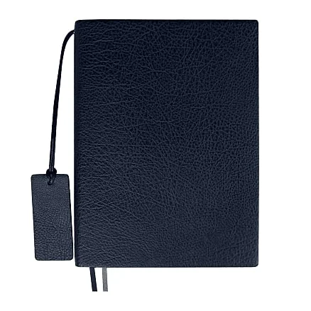 Ежедневник Flexy Foggia Leatherette B5 темно-синий недатированный в гибкой обложке в подарочной коробке - фото 3