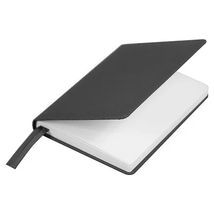 Ежедневник City Soft Touch Latte А5 недатированный в твердой обложке с поролоном черный Чёрный - фото 4