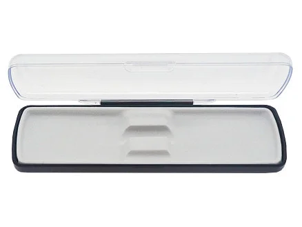 Футляр для ручки Pencase Uno пластик прозрачный/черный - фото 3