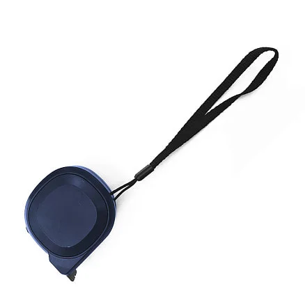 Рулетка Tools Standart 5 метров темно-синяя пластиковая с ремешком - фото 4