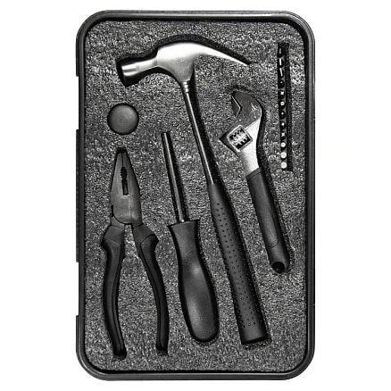 Набор инструментов Tools Baltimore 6 в 1 в пластиковом футляре - фото 1