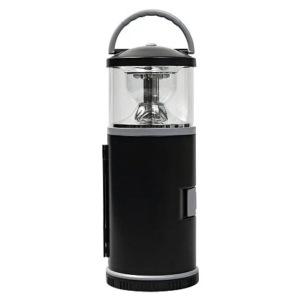 Набор инструментов Tools lantern cо встроенной лампой 15 инструментов черный в пластиковом футляре - фото 3