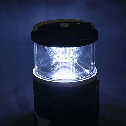 Набор инструментов Tools lantern cо встроенной лампой 15 инструментов черный в пластиковом футляре - фото 4