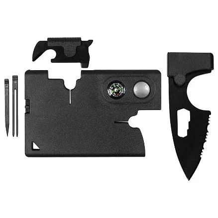 Карточка Tools leeds 9 функций инструменты из нержавеющей стали корпус из полупрозрачного пластика - фото 1