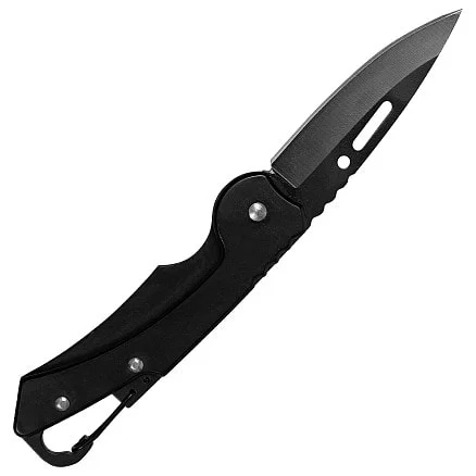 Брелок-нож карманный с карабином Tools Blackburn черный Чёрный - фото 2
