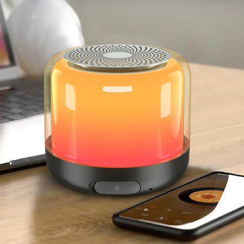 Колонка беспроводная MyTone Light Sound со светомузыкой Черный - фото 2