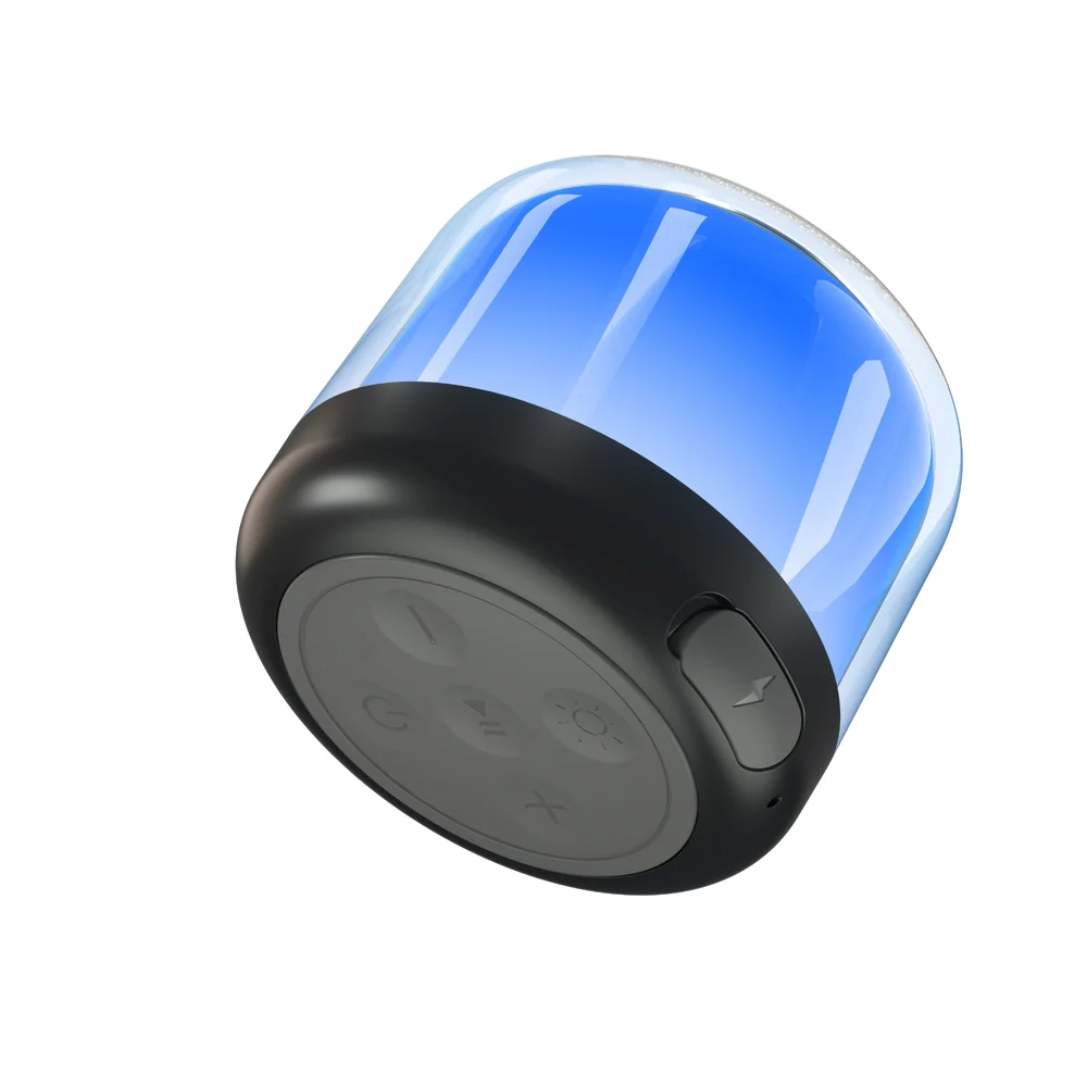 Колонка беспроводная MyTone Light Sound со светомузыкой Черный - фото 3