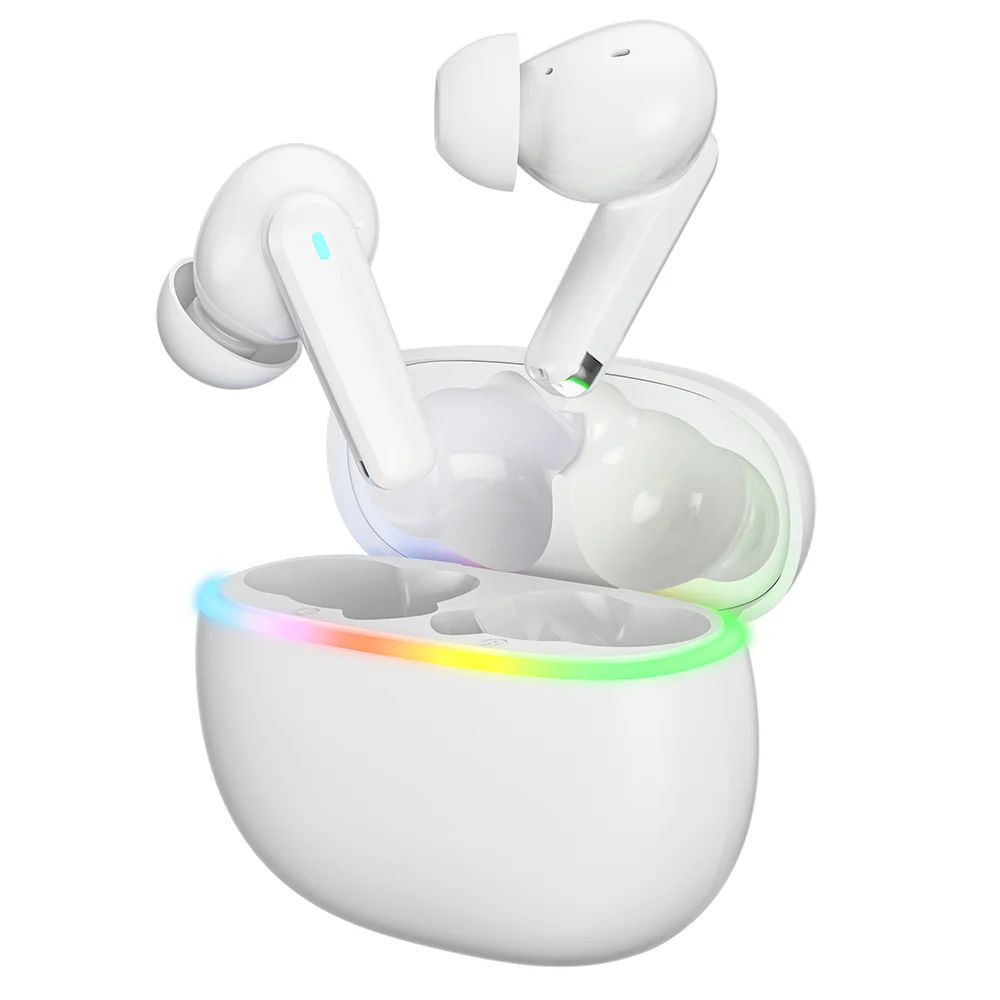 Наушники беспроводные Bluetooth Praise белые - фото 3