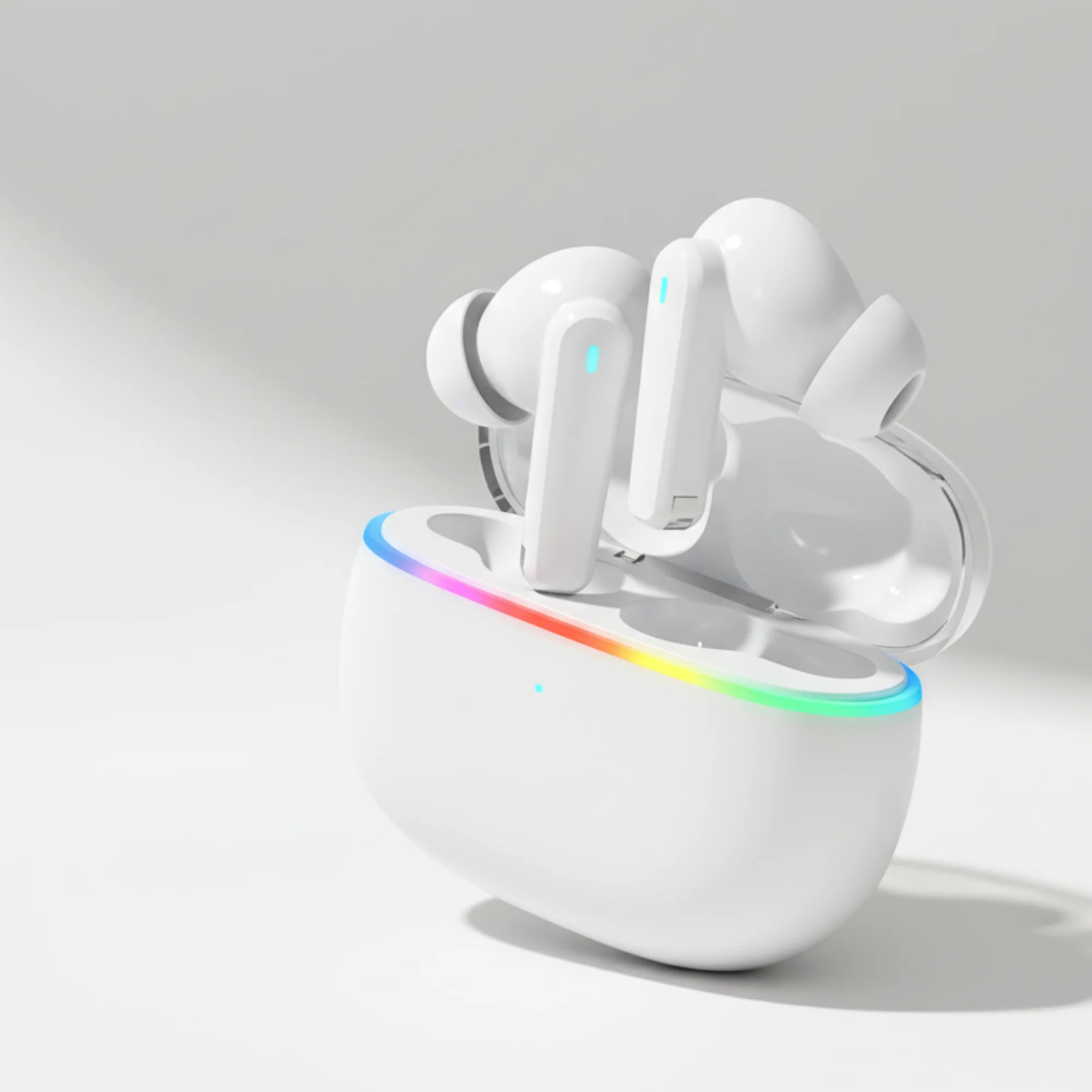 Наушники беспроводные Bluetooth Praise белые - фото 6