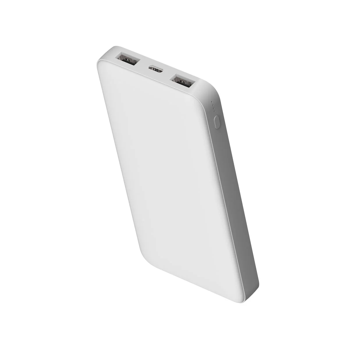 Внешний аккумулятор Polus 10000 Mah софт-тач покрытие белый - фото 3