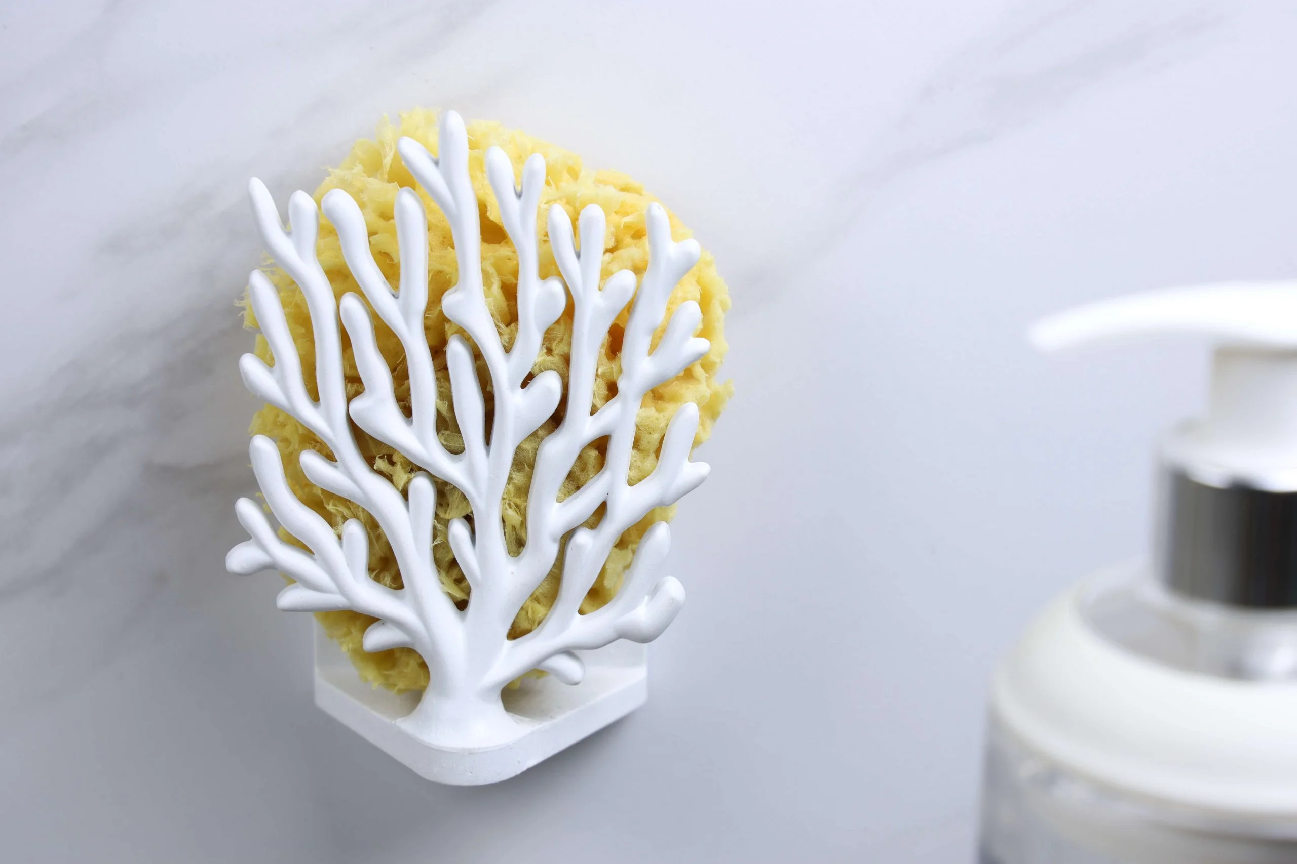 Держатель для мочалок coral sponge Белый - фото 2