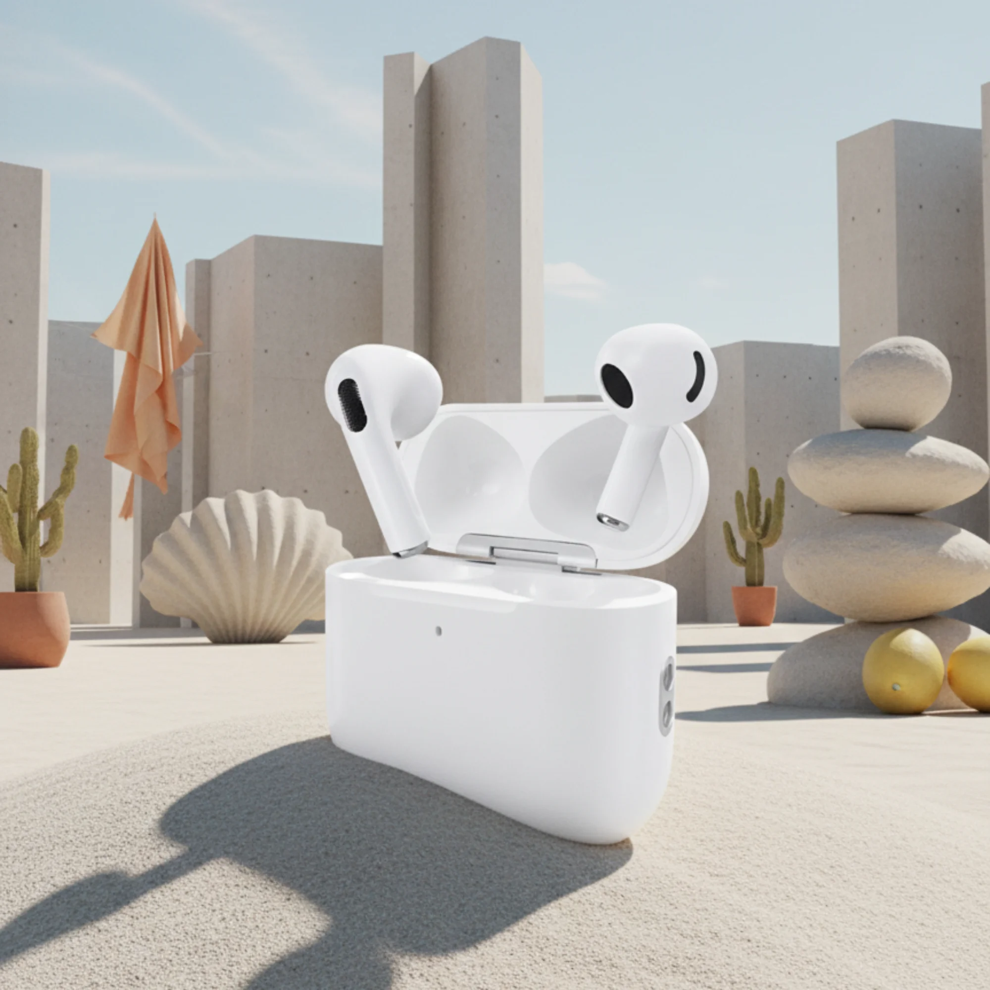 Наушники беспроводные Bluetooth Neat белые - фото 3