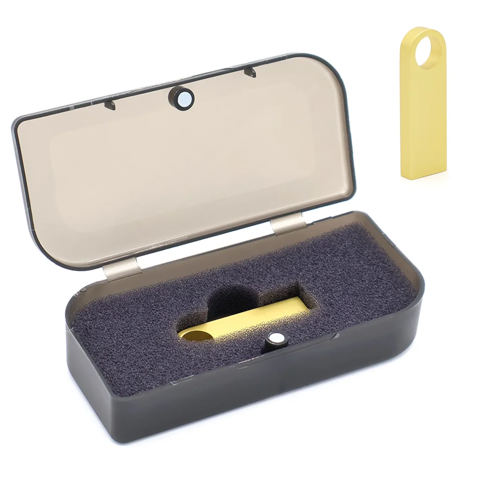 Флешка Гильдия 16 Гб в футляре золотистая