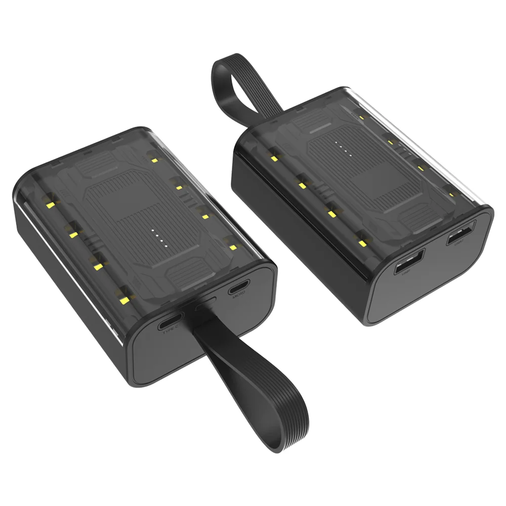 Внешний аккумулятор Courage 5000 Mah черный - фото 3