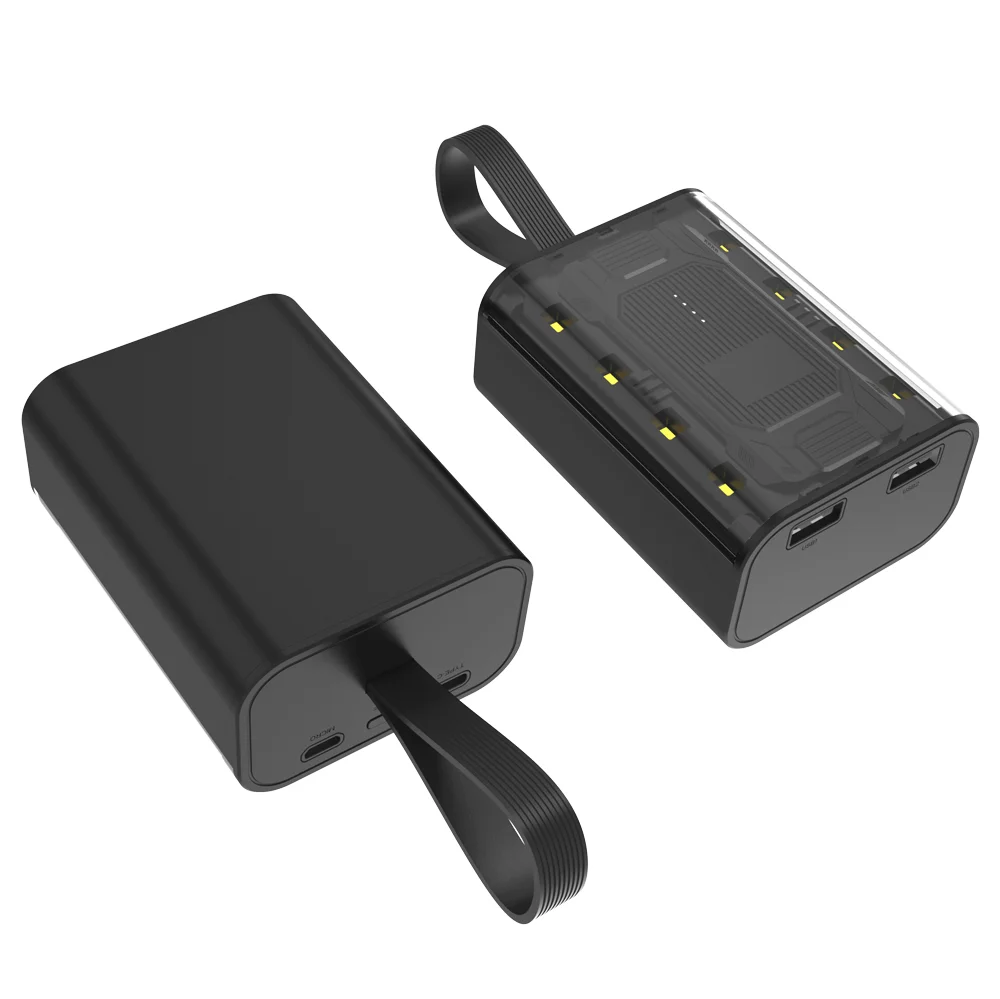 Внешний аккумулятор Courage 5000 Mah черный - фото 4