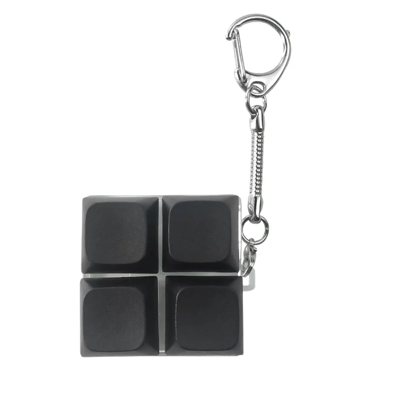 Брелок Press Anti Stress с LED подсветкой, черный - фото 3