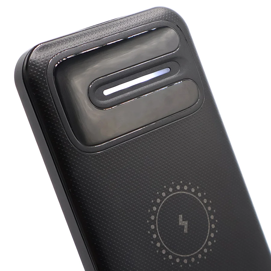 Внешний аккумулятор Odyssey 10000 mAh с беспроводной зарядкой черный - фото 2